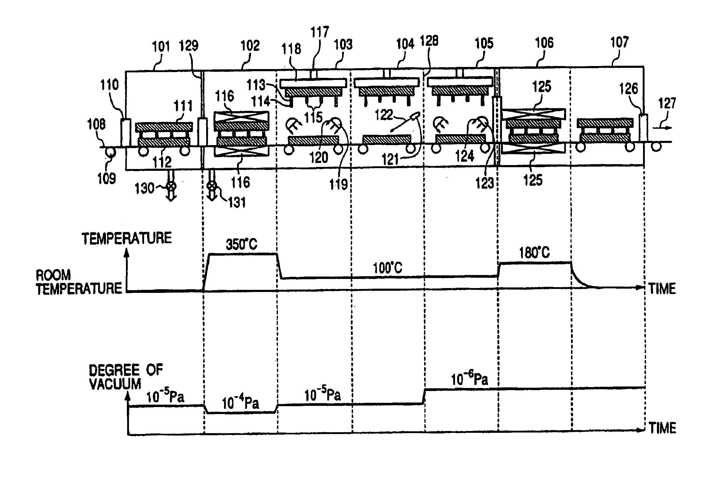 Method and apparatus for manufacturing image displaying apparatus