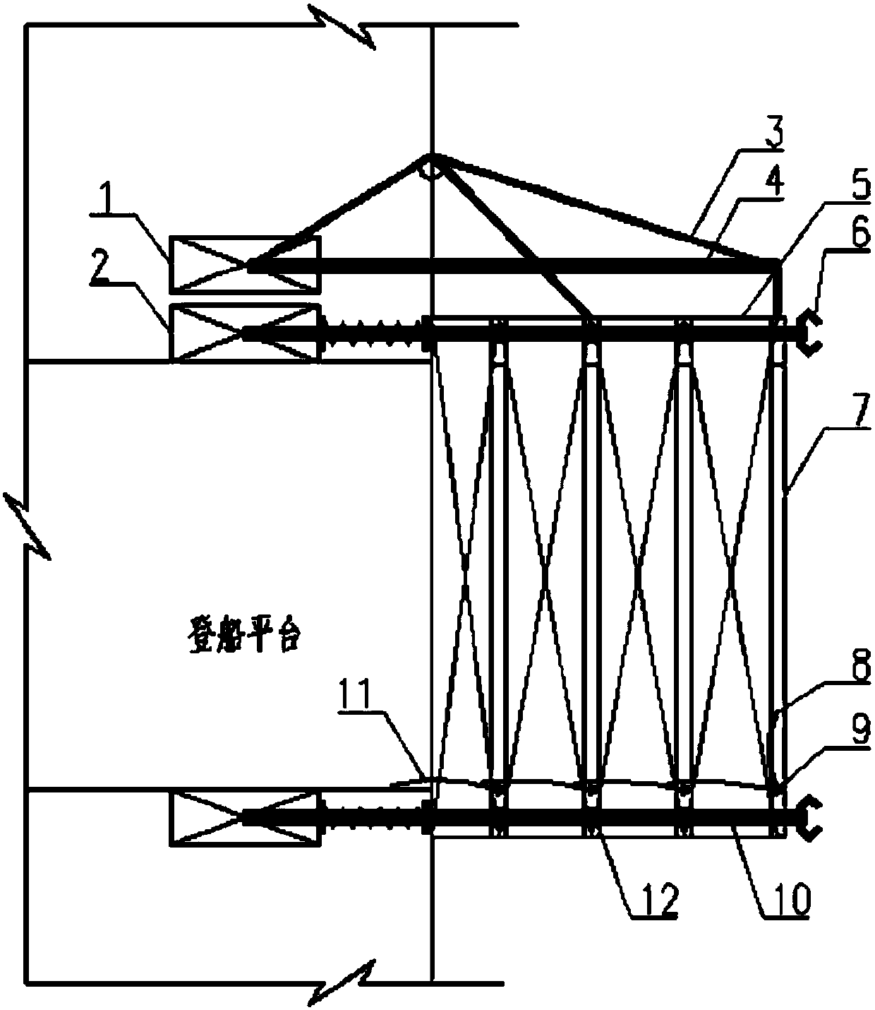 A quick uncable, universal movable boarding interface device