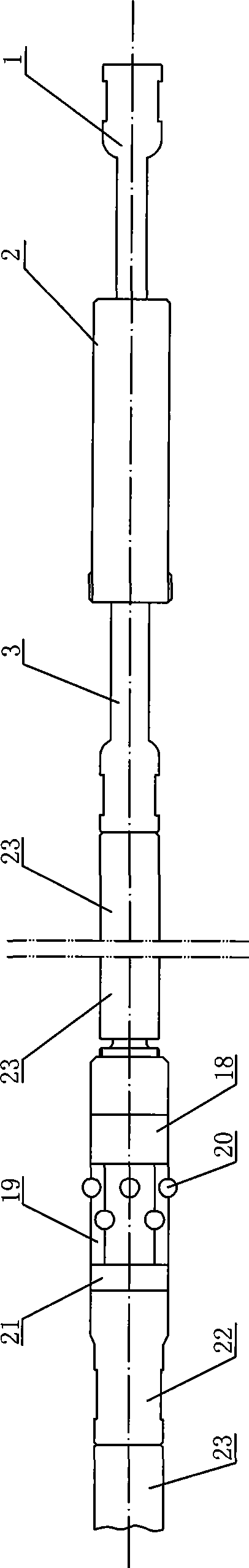 Aligning anti-release and anti-bias wearing apparatus used for pumping rod