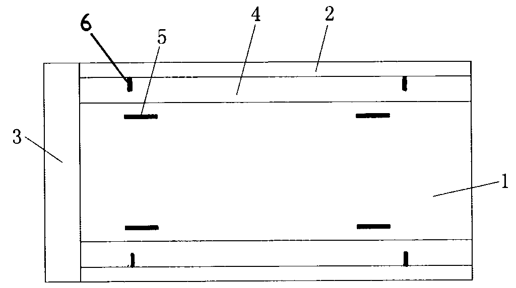 A prefabricated large block assembled concrete drainage pipe base and its construction method