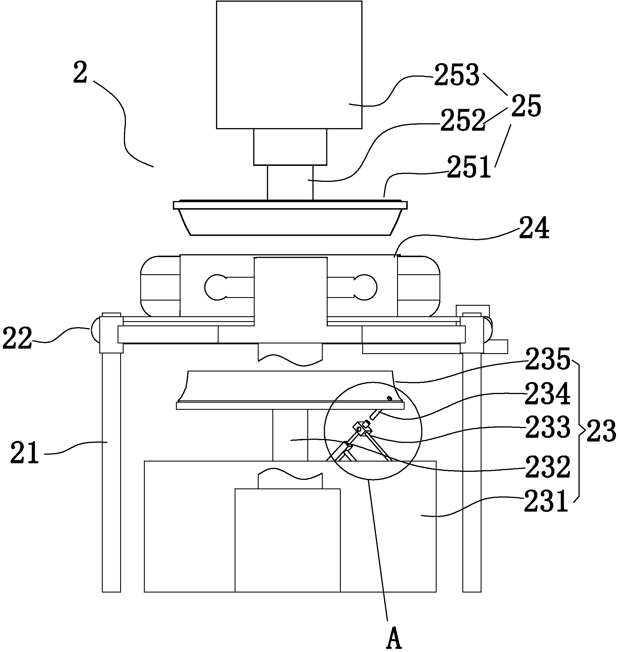 Radial tire dynamic balance intelligent detection device