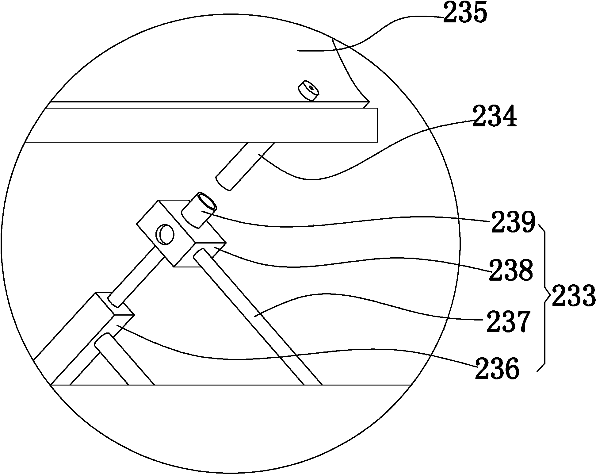 Radial tire dynamic balance intelligent detection device