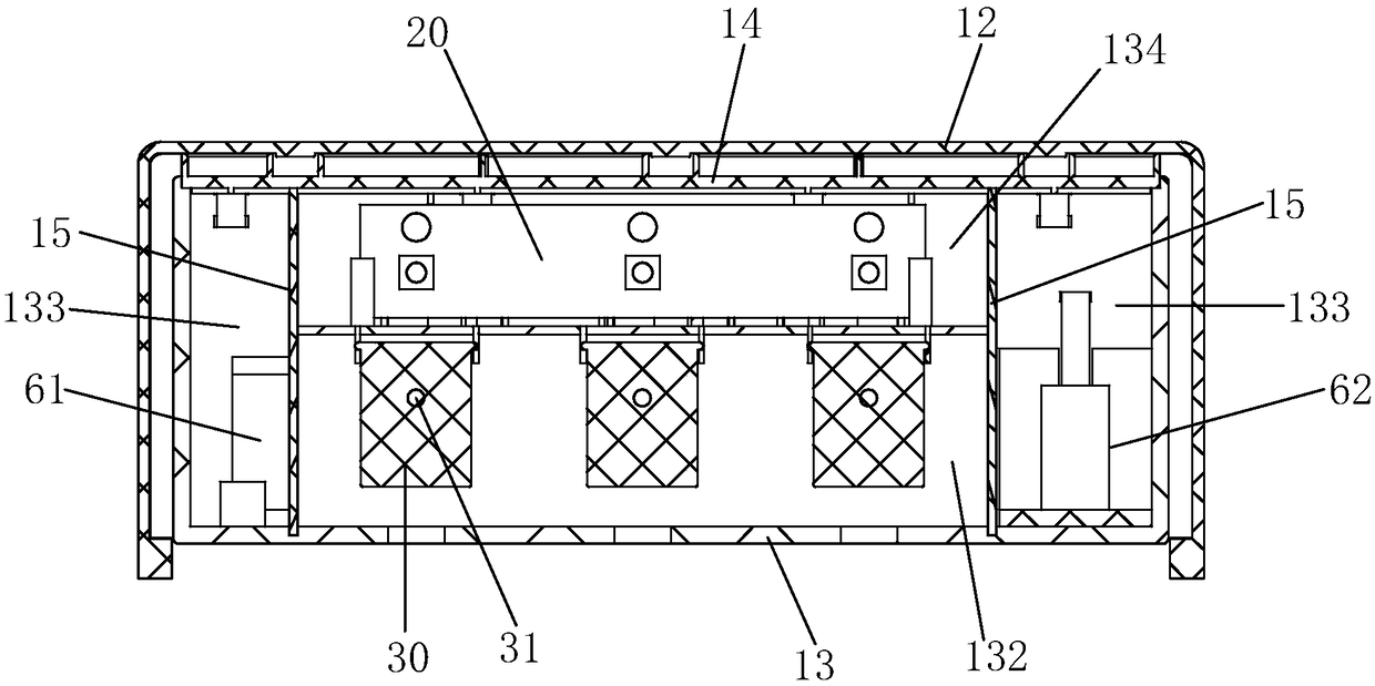 Toothbrush placing device with reminding function