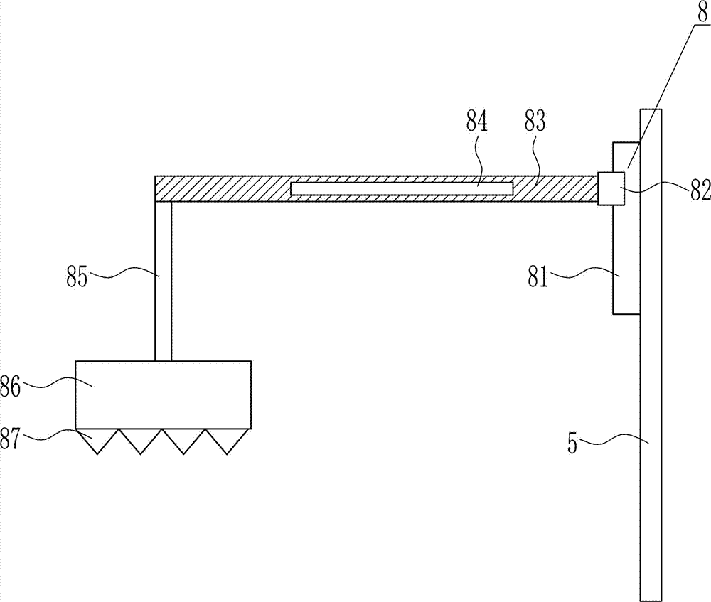 Cement block recovery processing equipment for highway construction