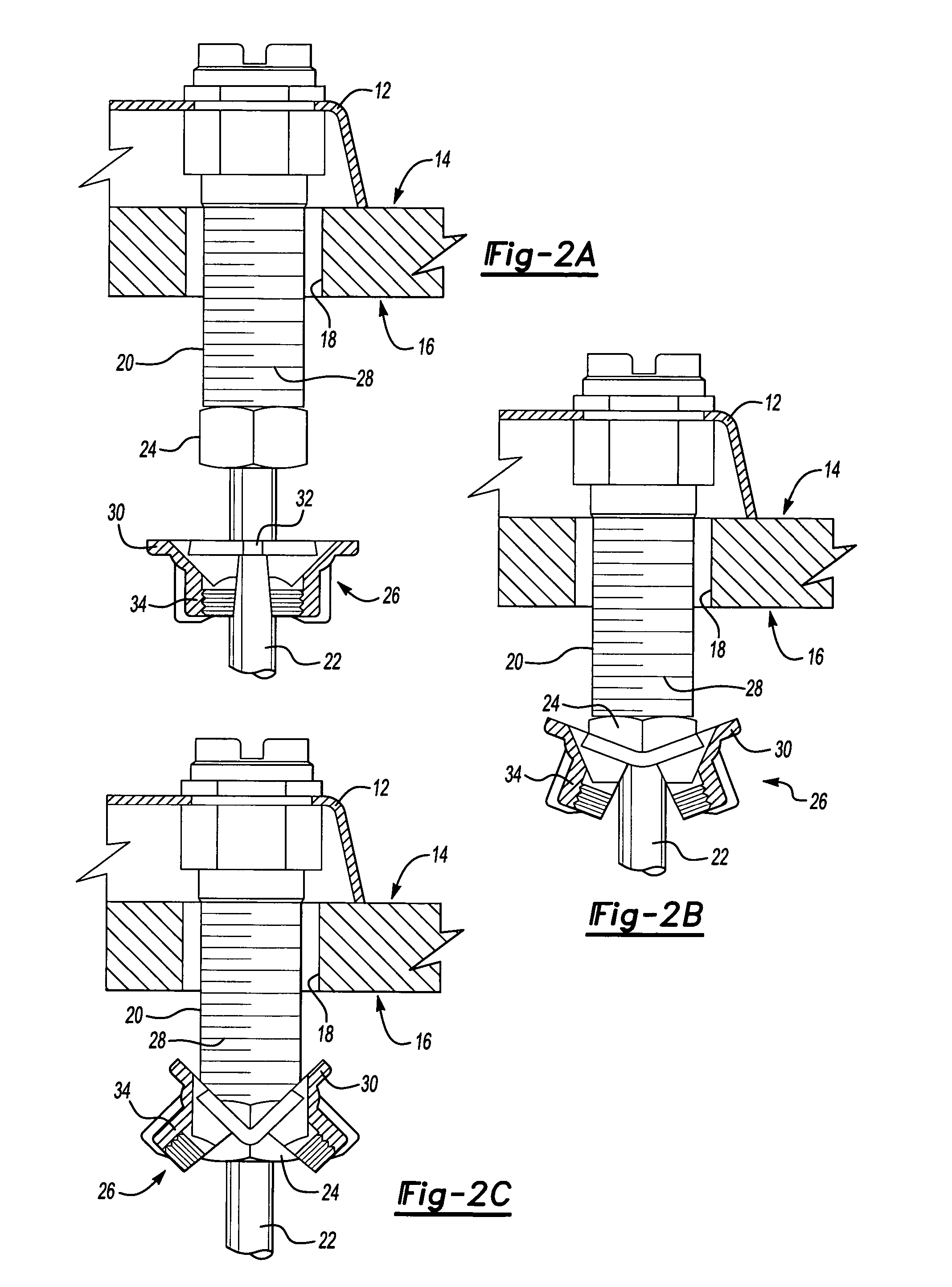 Faucet quick install nut