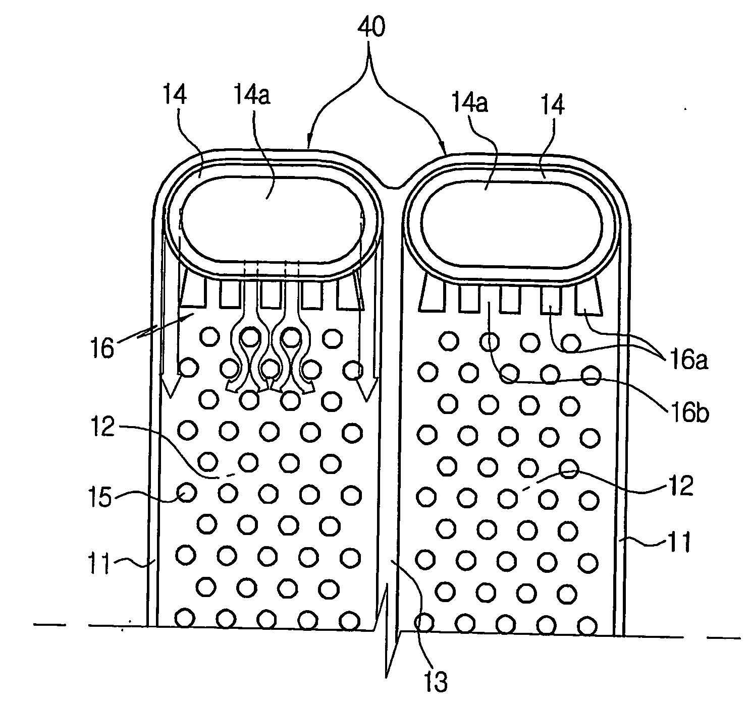 Plate for heat exchanger