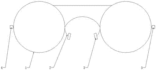 Structure improved eyesight test frame