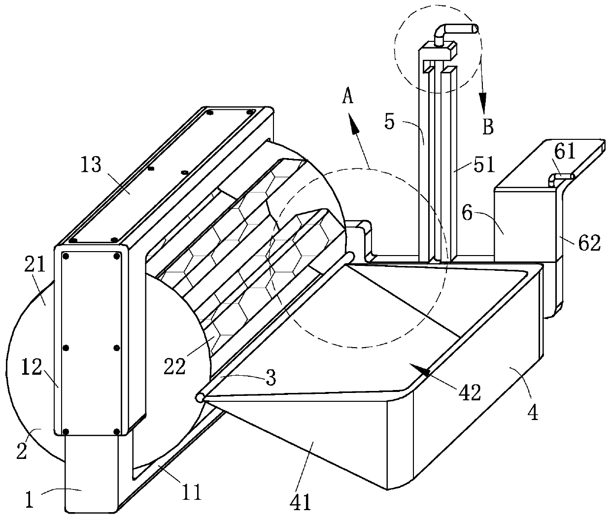 River water garbage salvaging equipment