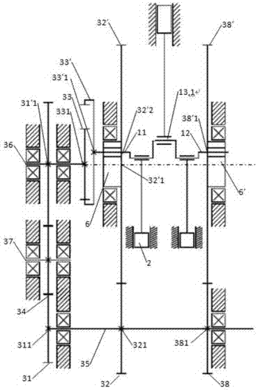 Reciprocating-rotational motion conversion mechanism and water pump