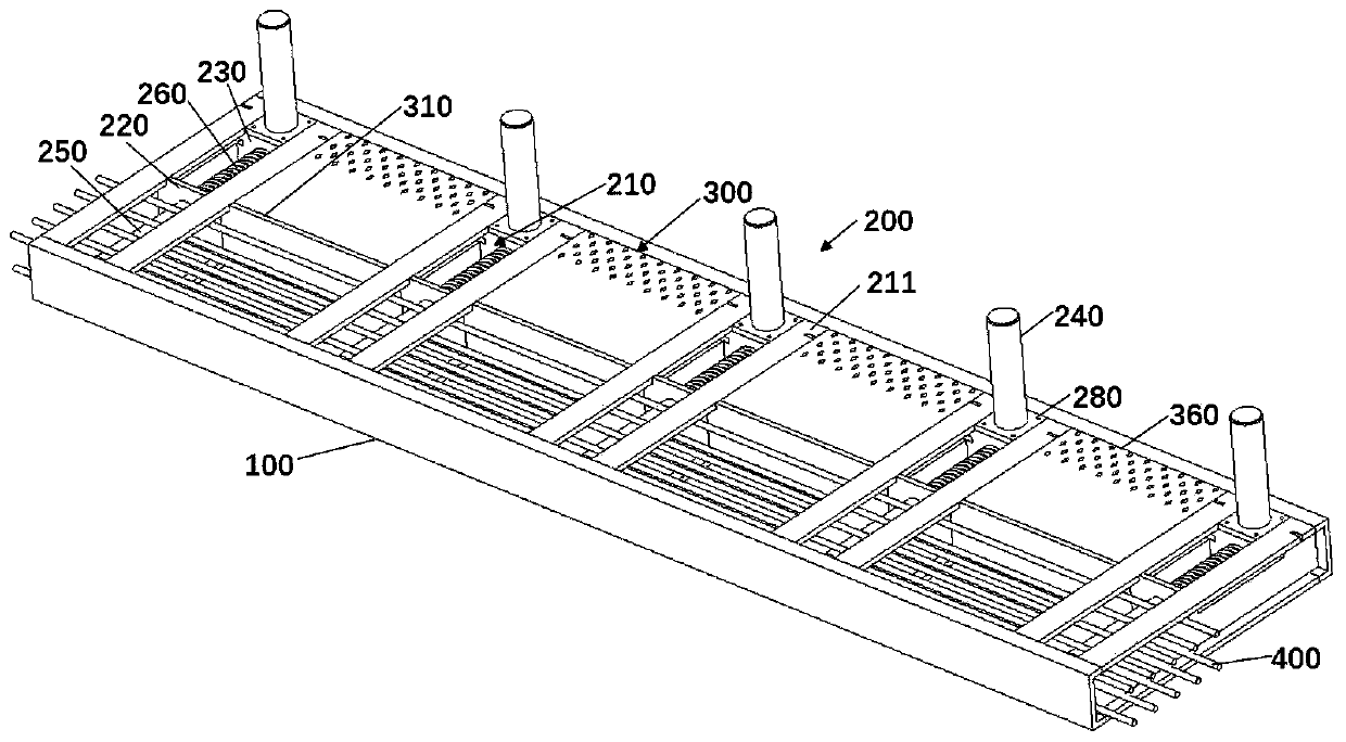 Shallow-buried fixed road pile capable of achieving efficient interception and interception method