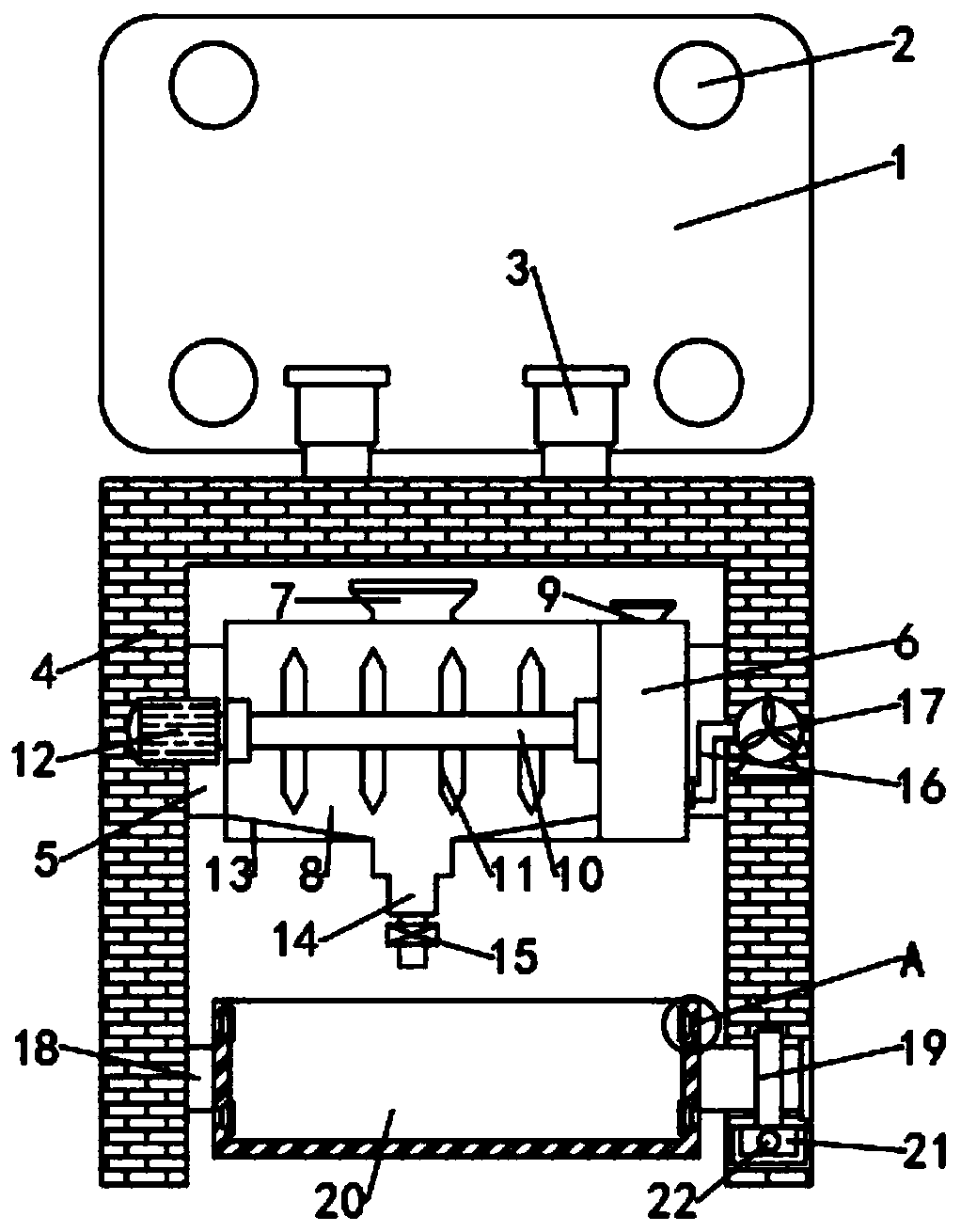 Trough for livestock breeding