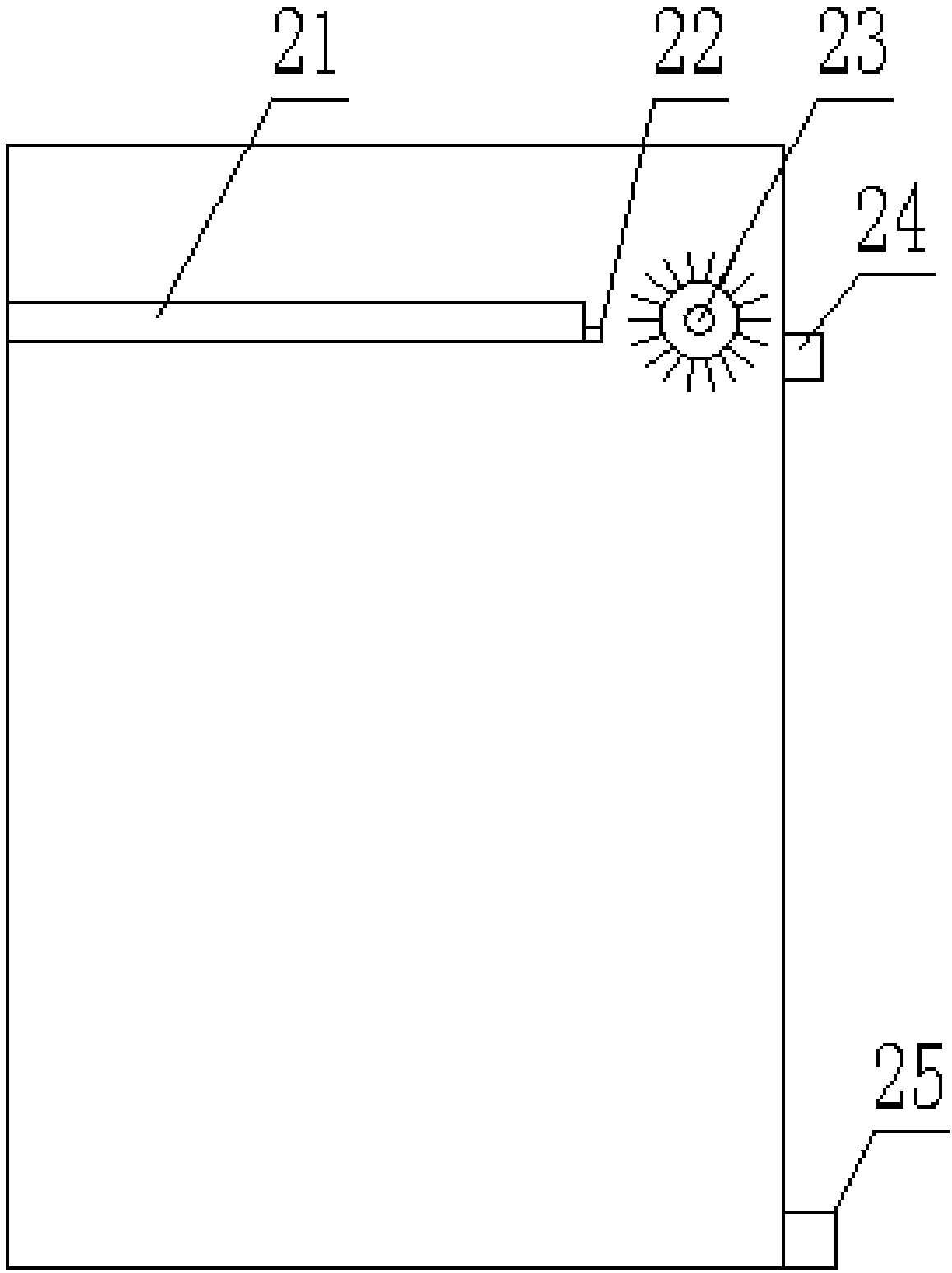 Self-cleaning sewage treatment device