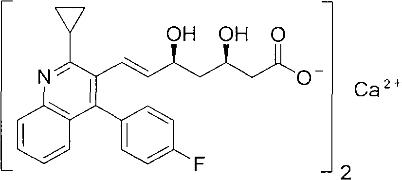 Preparation method of pitavastatin calcium