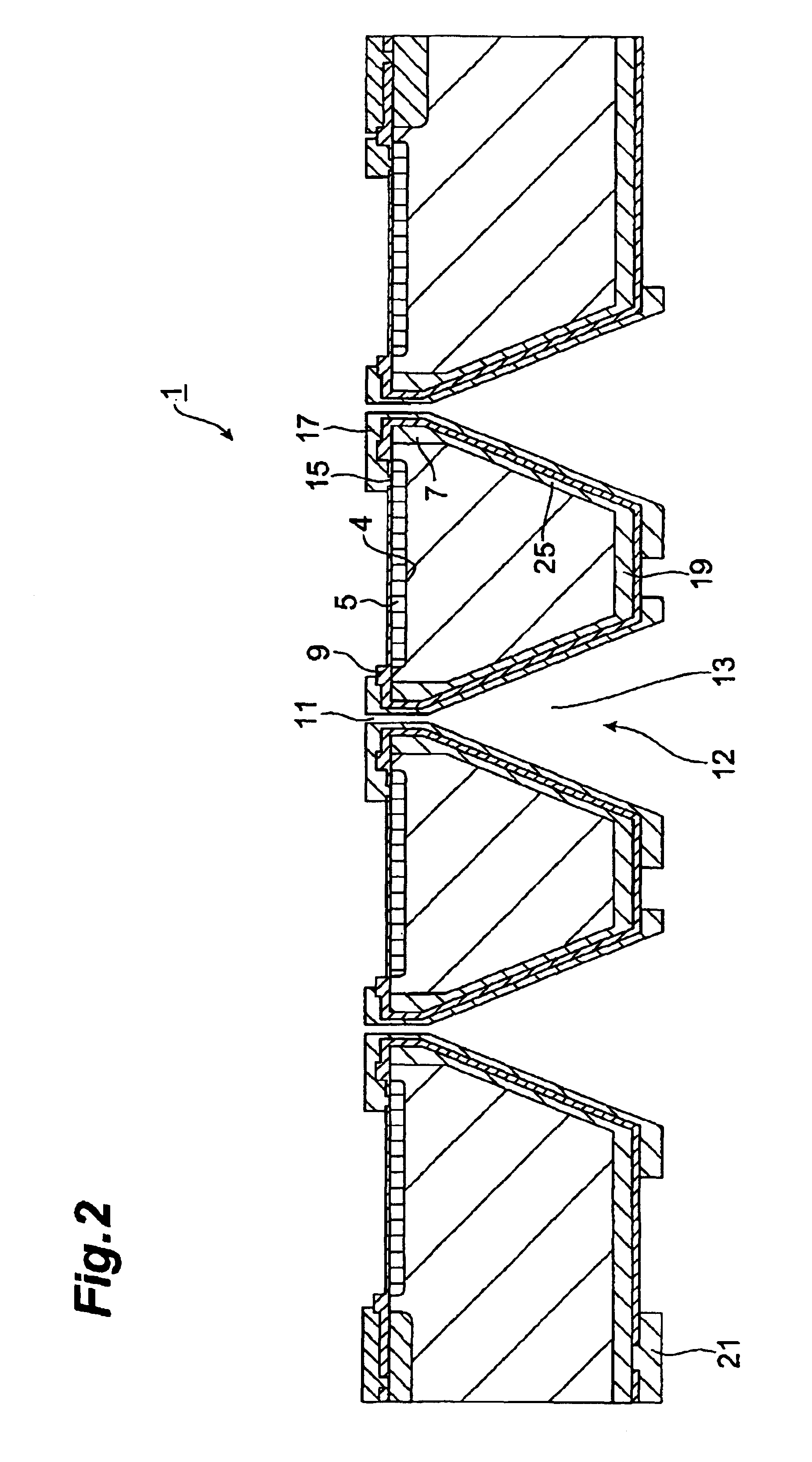 Photodiode array and method of making the same