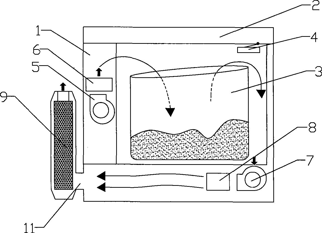 Food debris processor