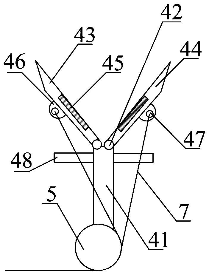 A bird's nest removal tool for electrical equipment