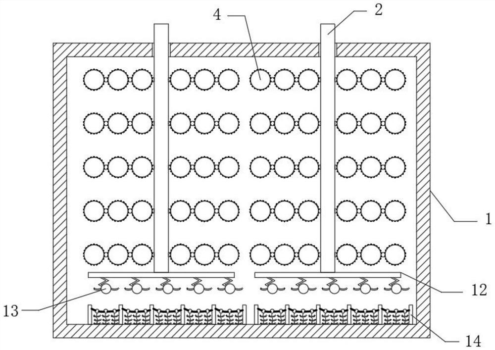 Textile wastewater treatment mechanism based on microbial technology and using method thereof