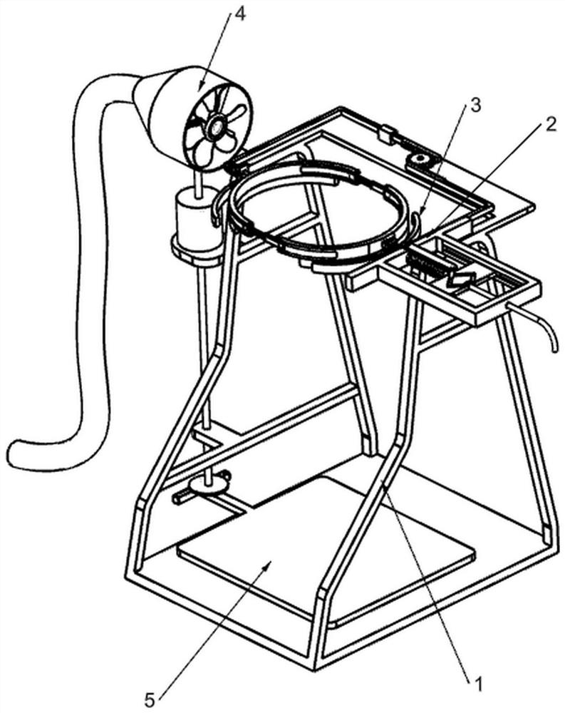 Multi-specification bagging auxiliary device for chemical fertilizer