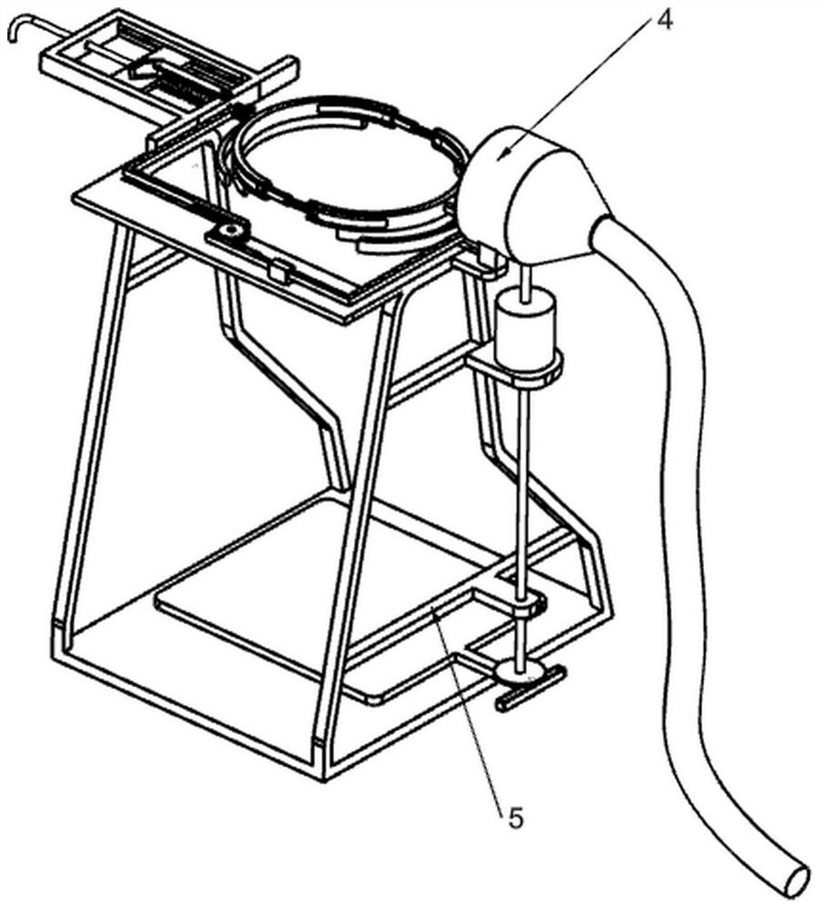 Multi-specification bagging auxiliary device for chemical fertilizer