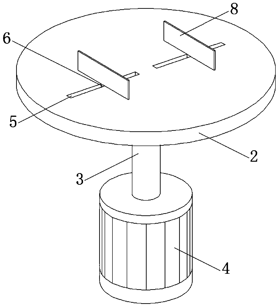 Optical parts adjusting device