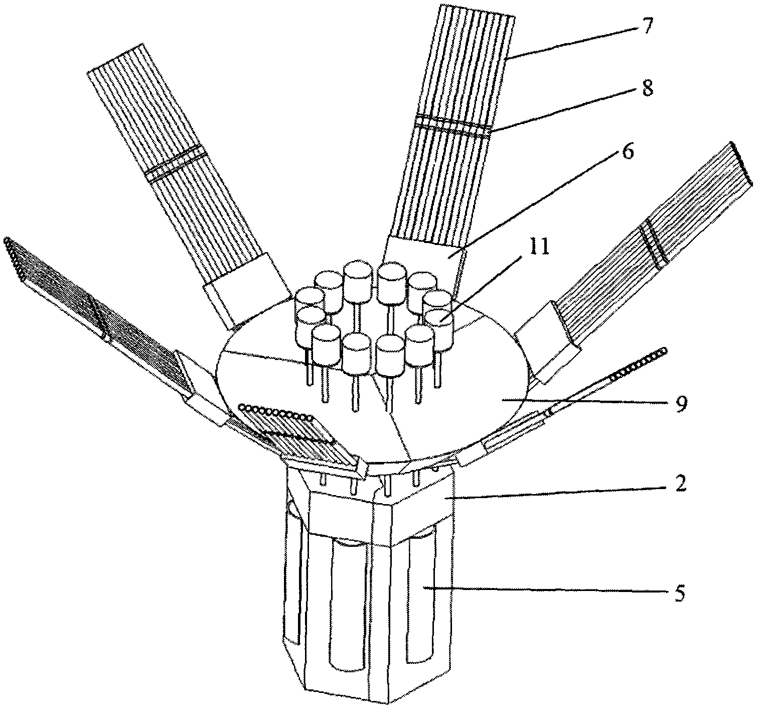 Nuclear reactor for lunar surface