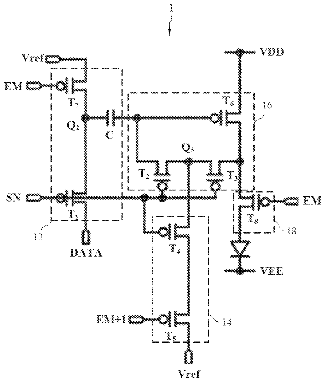 Pixel compensation circuit