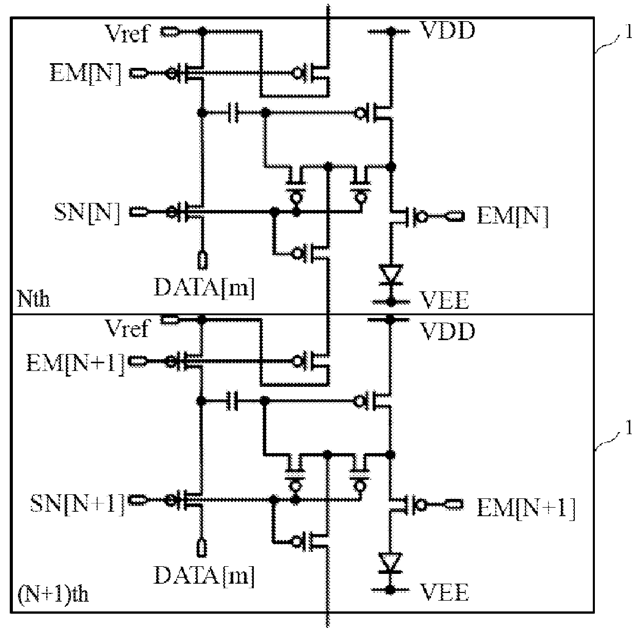 Pixel compensation circuit