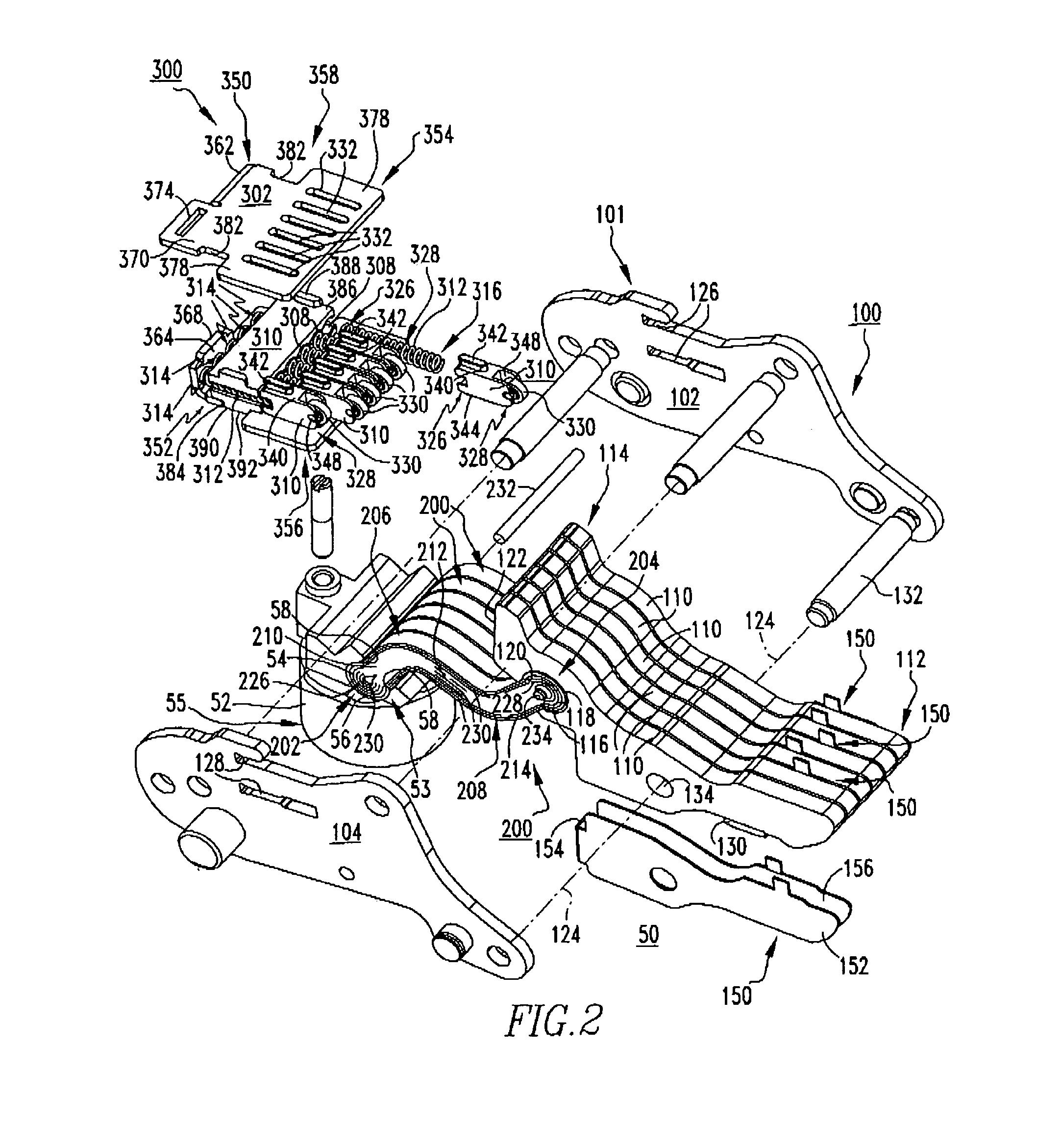 Electrical switching apparatus, and movable contact assembly and contact spring assembly therefor