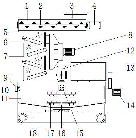 Drying machine for grain production