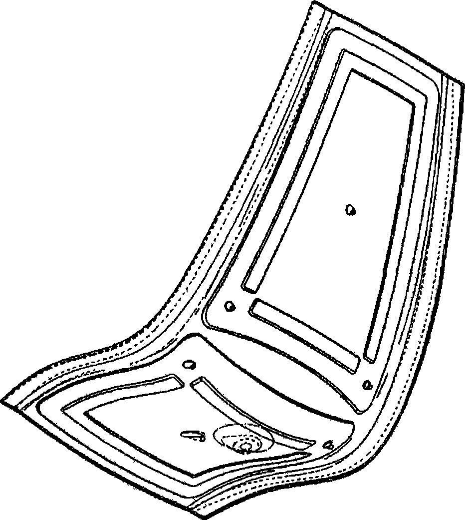 Glass fibre reinforced plastic and leisure seat made thereof