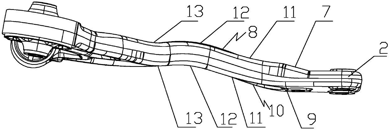 Front lower swing arm assembly