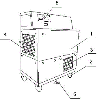 Ground air-conditioning ventilation device of universal jamming pod