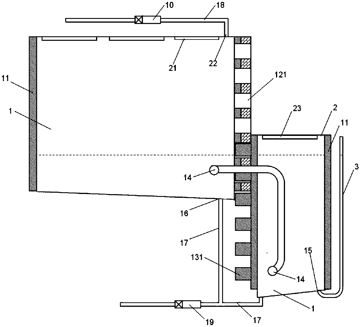 Sample pool and device for detecting multiple water quality indexes