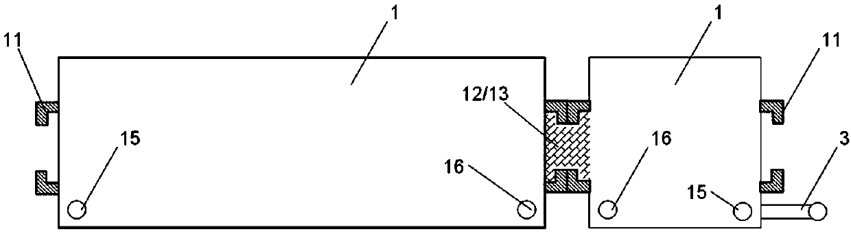 Sample pool and device for detecting multiple water quality indexes