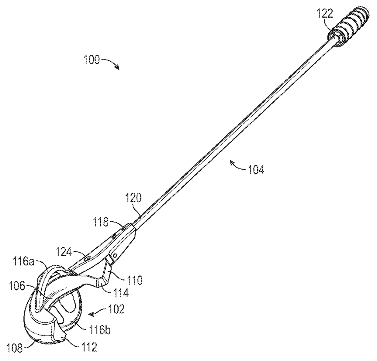 Device and method for launching a projectile across a range