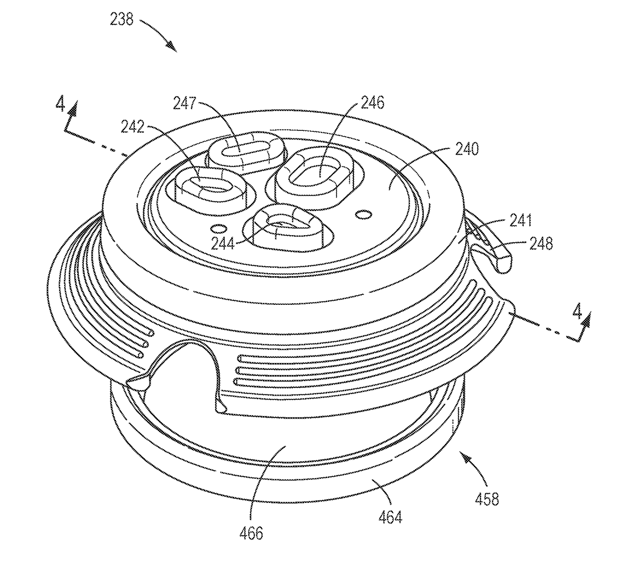 Surgical instrument ports configured for use with wound retractors, and related devices and methods