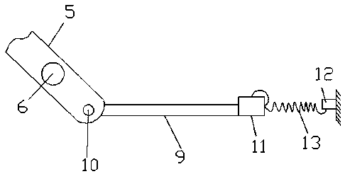 Door closing device for aluminum-coated wooden door