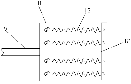 Door closing device for aluminum-coated wooden door