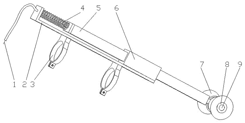 Anti-sideslip device for two-wheeled vehicle