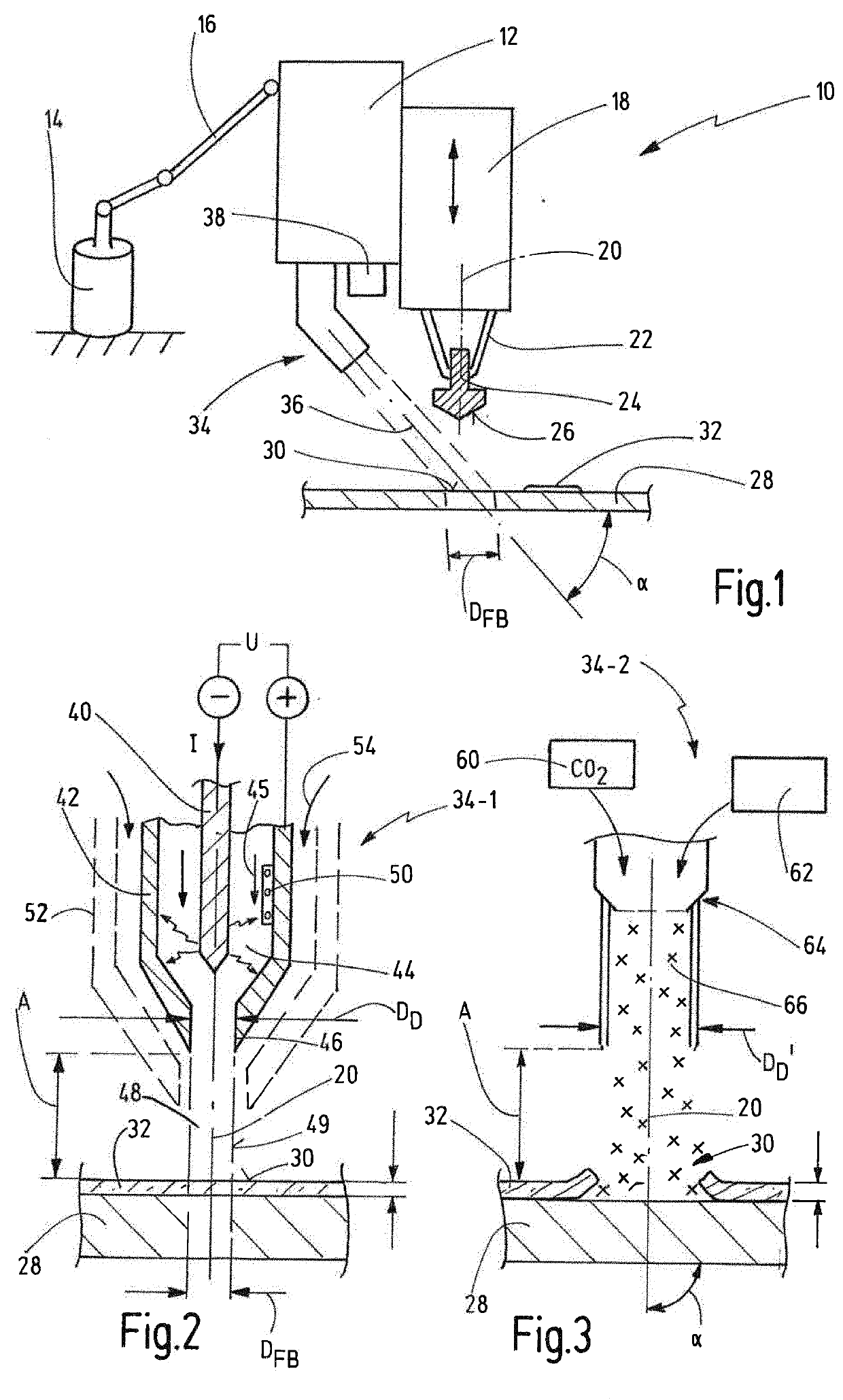 Method and device for joining elements to components