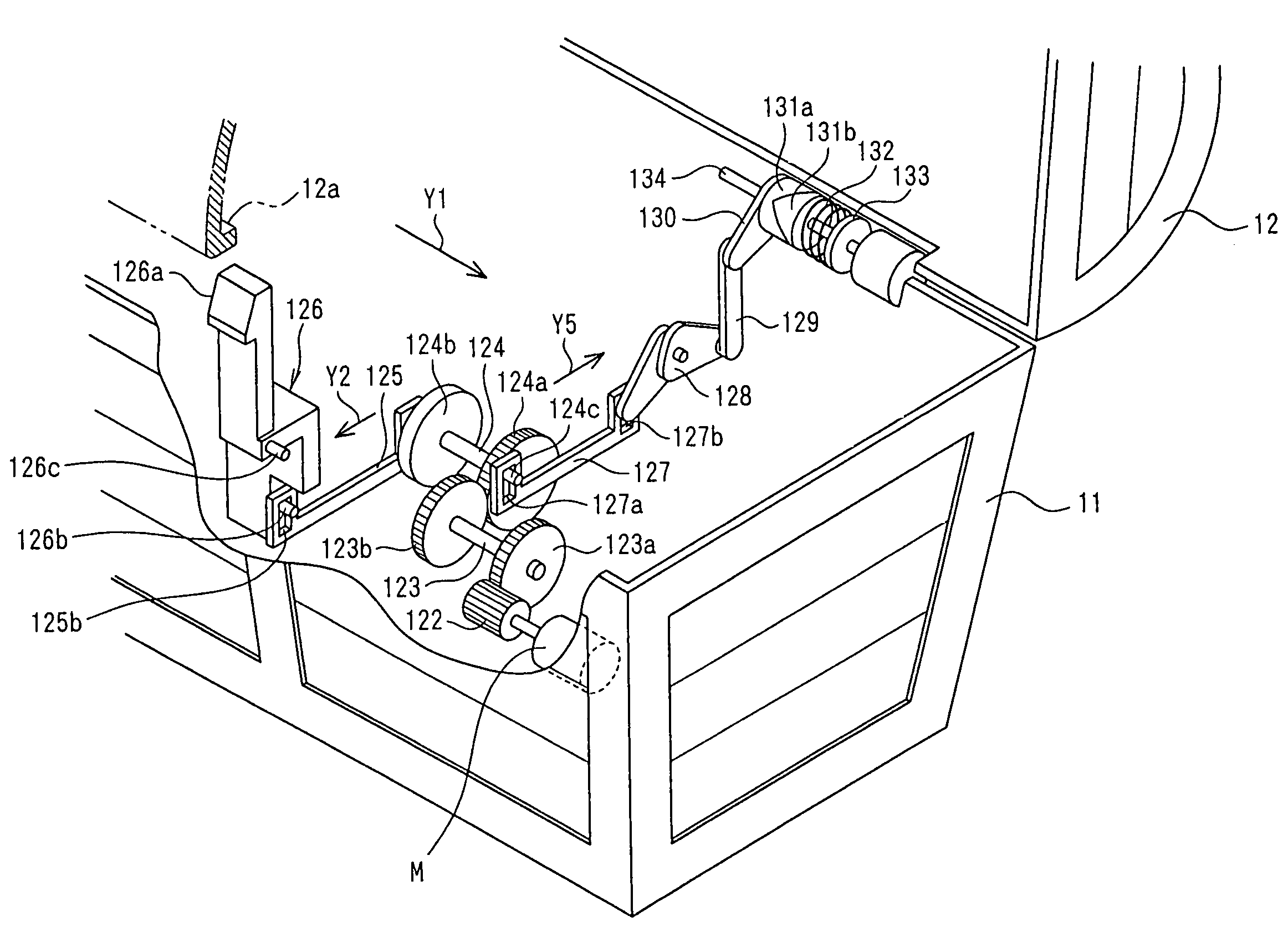 Electronic storage box, opening and closing method of electronic storage box, and computer program product thereof