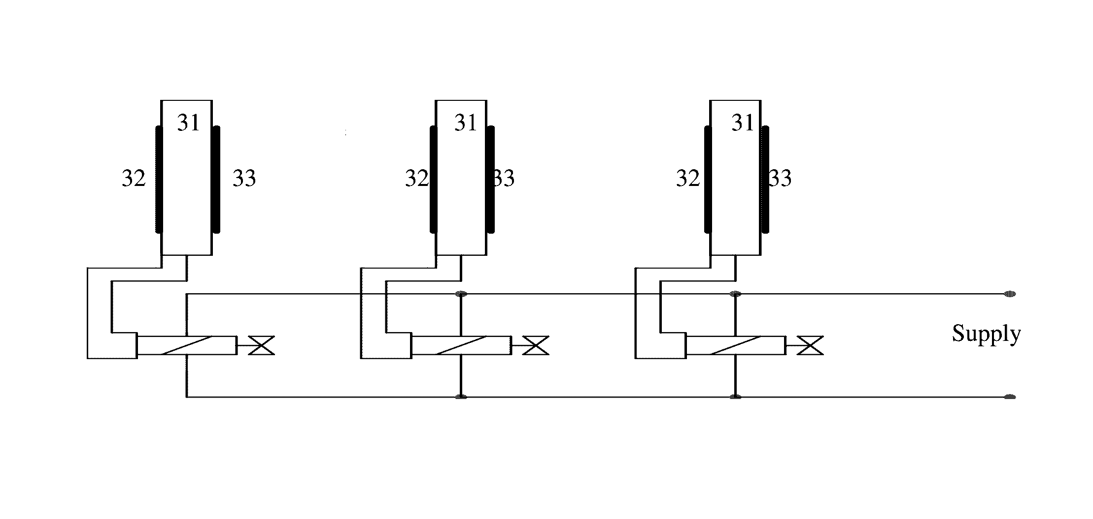 System and method for more efficient automatic irrigation based on a large number of cheap humidity sensors and automatic faucets