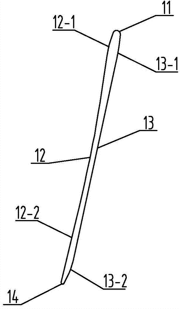 Supersonic-peed blade profile for turbine blades