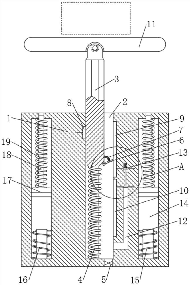 Vegetable logistics distribution automatic sorting device