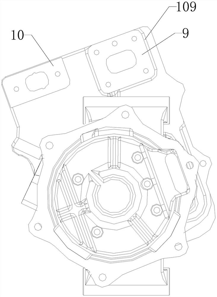 Shell structure of electric scroll compressor