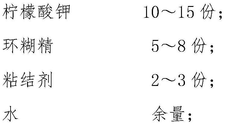 Potassium ion sustained and controlled release tablet and preparation method thereof