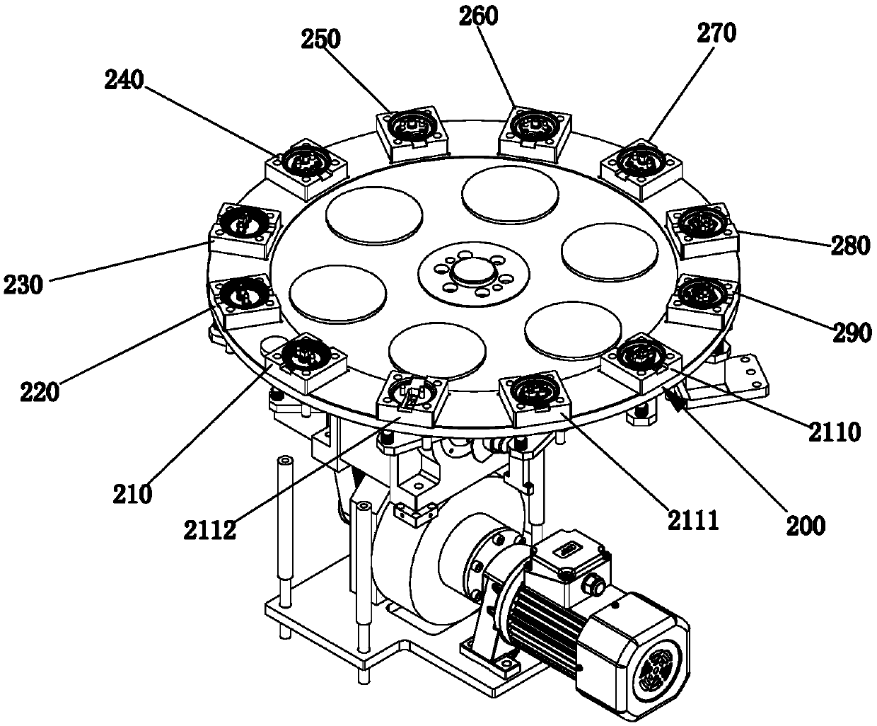 Automatic assembly machine for door lock knob assembly