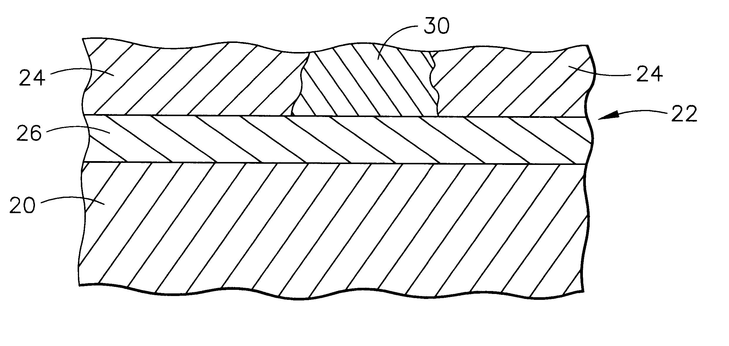 Coating of a discrete selective surface of an article