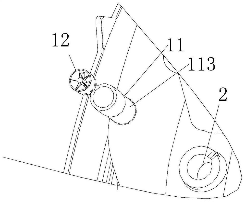 A self-rotating spray device and washing machine