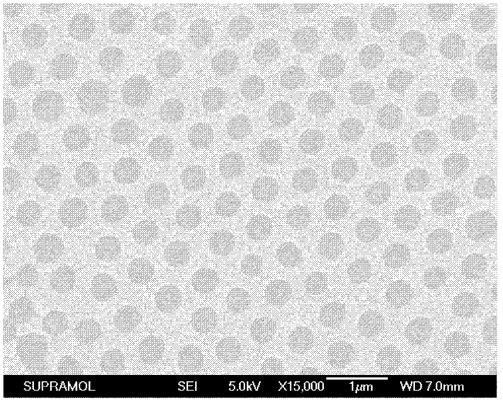 Method for preparing multilevel-structure alumina by pattern prefabrication through micro-nano ball arrangement